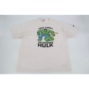 Vintage 1999 Hulk Marvel‎ Graphitti Designs Hanes Heavyweight Double-side Tshirt